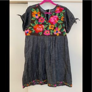 Free People Embroidered Dress